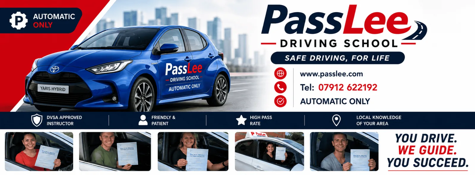 PassLee Driving School automatic driving lessons in Worcester